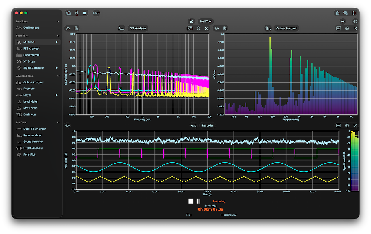 SignalScope X Screenshot